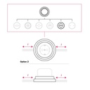 Wand-Schuko-Steckdosen-Set mit Porzellan-Basis – Weiß – Foto 8