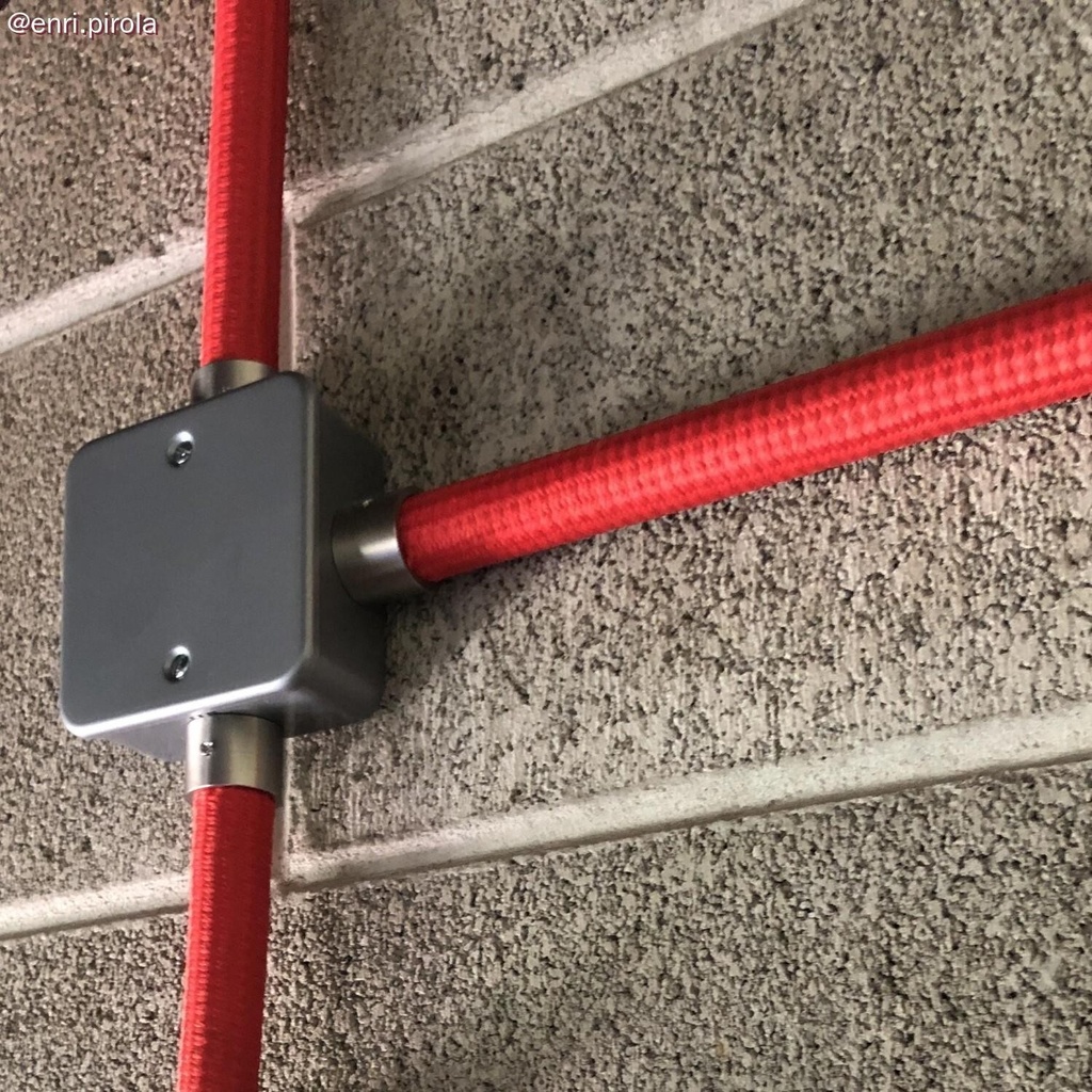 Terminale in metallo con filetto M20 per Creative-Tube, con viti stringitubo – foto 11