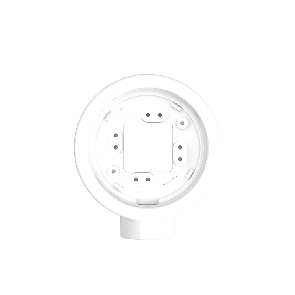 Porcelain base for electrical socket and switch/diverters compatible with Creative-Tubes, from 1 to 4 outputs – White, 1 outlet – photo 2
