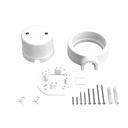 Kit scatola di derivazione e base per Creative-Tubes in porcellana – Bianco, 1 uscita – foto 3