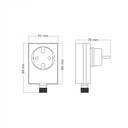 Power supply with Euro/Schuko plug for up to 24 light points - Marina – photo 4