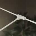 Cavo tessile di connessione a T tra paralumi, Marina – Bianco sabbia – foto 5