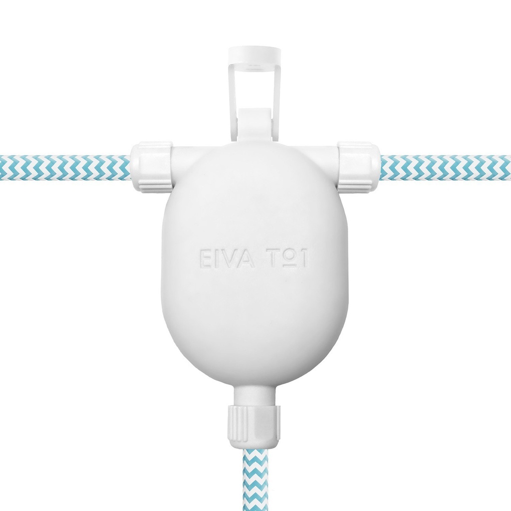 EIVA-3, 3-way outdoor IP65 snap-in joint for Modulair System – White – photo 8