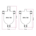 EIVA-3, 3-way outdoor IP65 snap-in joint for Modulair System – White – photo 10