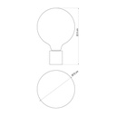 Applique avec ampoule effet porcelaine - Étanche IP44 - IO – Blanc – photo 8