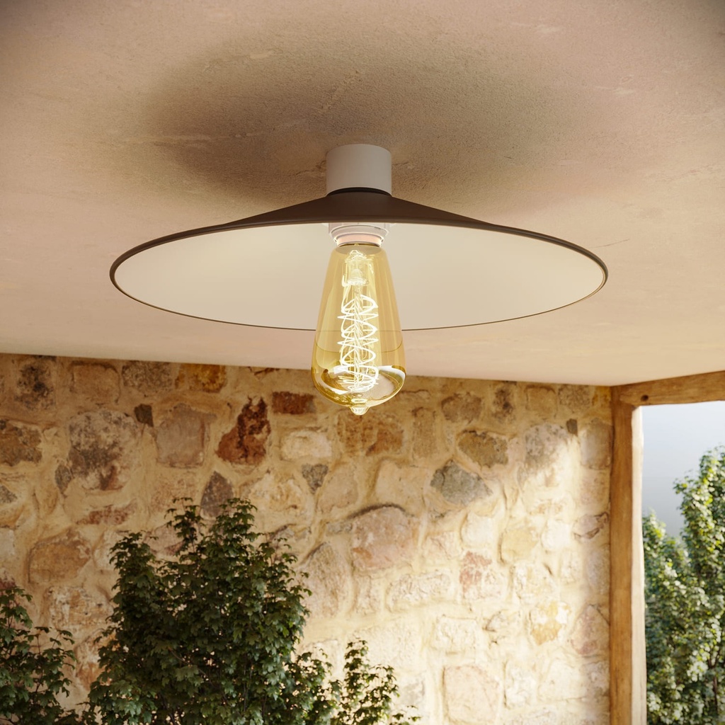 Ceiling lamp with Swing metal lampshade - IP44 Waterproof - IO – White – photo 5