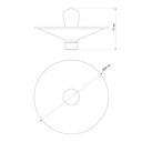 Ceiling lamp with Swing metal lampshade - IP44 Waterproof - IO – White – photo 9