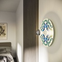 Lampe murale ou de plafond avec abat-jour effet majolique - étanche IP44 - IO – Blanc – photo 3