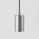 Pendant lamp with GU10 Bispot spotlight for track system – Brushed titanium, Powergear – photo 5