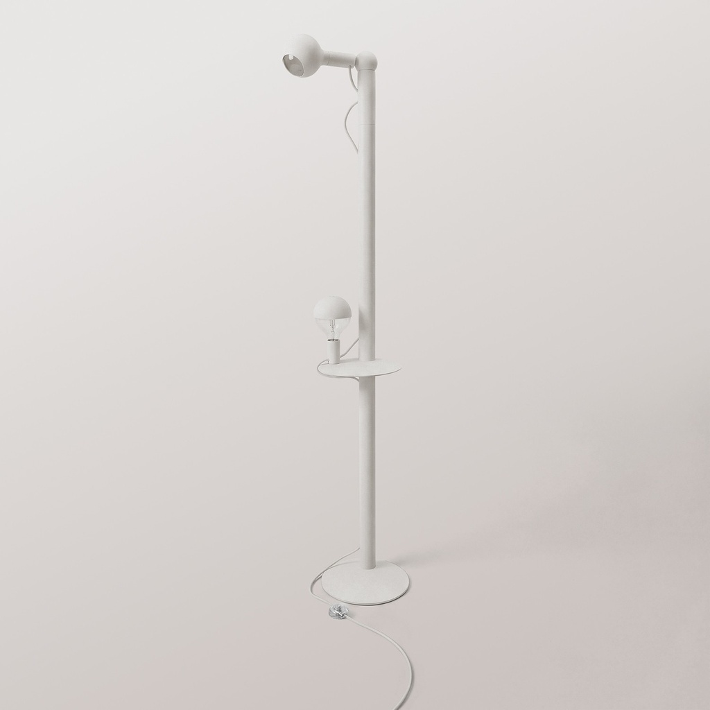 Rocco XXL - Floor lamp with Maria and Camo bulbs – White, European (EU) – photo 4