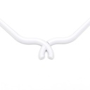 Lampadario Cage a 4 cadute Tub-E14 Doppio – Senza lampadina, Bianco opaco / Titanio satinato – foto 4