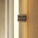 Lampe murale ou de plafond en métal avec ampoule LED linéaire S14d – Titane satiné – photo 3