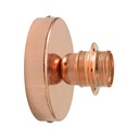 Fermaluce wall light with mini Ellepì 'Maioliche' flat lampshade – Without Matter, Without bulb, Majolica Blue – photo 4