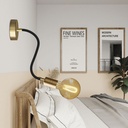 Flex 30 wall lamp with Globe bulb – Brushed bronze – photo 2