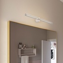 Lampada Esse14 da parete o soffitto per lampadina LED lineare S14d, impermeabile IP44 – Senza lampadina, Bianco – foto 4