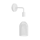 Fermaluce Metal avec abat-jour Ghostbell, applique en métal avec extension courbe – Sans Matter, Sans ampoule, Blanc – photo 3