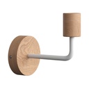 Fermaluce Wood, wooden wall light with bent extension – photo 3