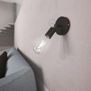 Applique et plafonnier Fermaluce Métal 90°, point lumineux orientable – Non, Sans ampoule, Noir – photo 2