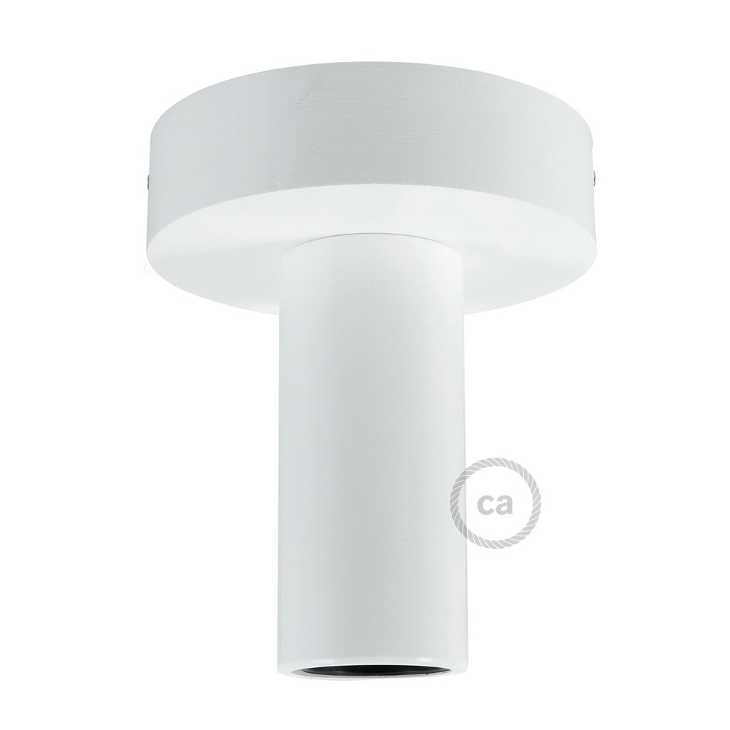 Fermaluce Wood M wooden wall or ceiling light – Without bulb, White – photo 3