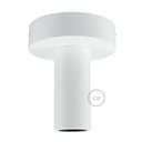 Fermaluce Wood M wooden wall or ceiling light – Without bulb, White – photo 3