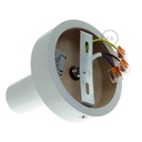 Fermaluce Wood M wooden wall or ceiling light – Without bulb, White – photo 4