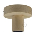 Fermaluce Wood S, natural wood flush light for wall or ceiling – Without bulb – photo 3