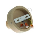 Fermaluce Wood S, natural wood flush light for wall or ceiling – Without bulb – photo 4