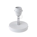 Fermaluce Metallo 90°, punto luce orientabile da parete o soffitto con portalampada filettato E27 – Matter ON/OFF, Senza lampadina, Bianco – foto 3