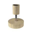 Fermaluce Wood 90°, natural wood wall or ceiling light – Without bulb – photo 3