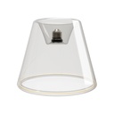 Design ceiling light with transparent cone-shaped Ghost bulb – white – photo 5