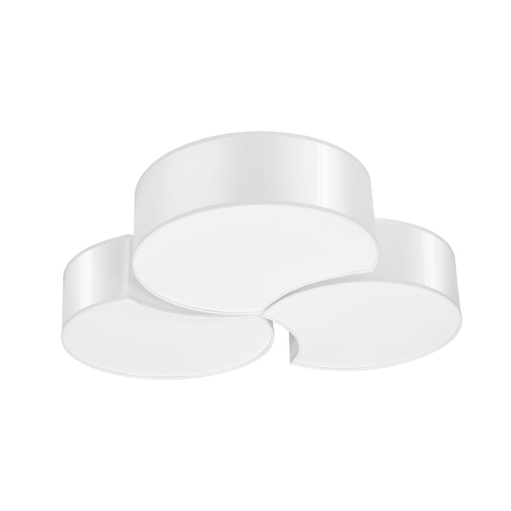 [SL.1052] Plafonnier CIRCLE 3B, blanc