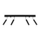 Lampada a soffitto EYETECH 4 nero
