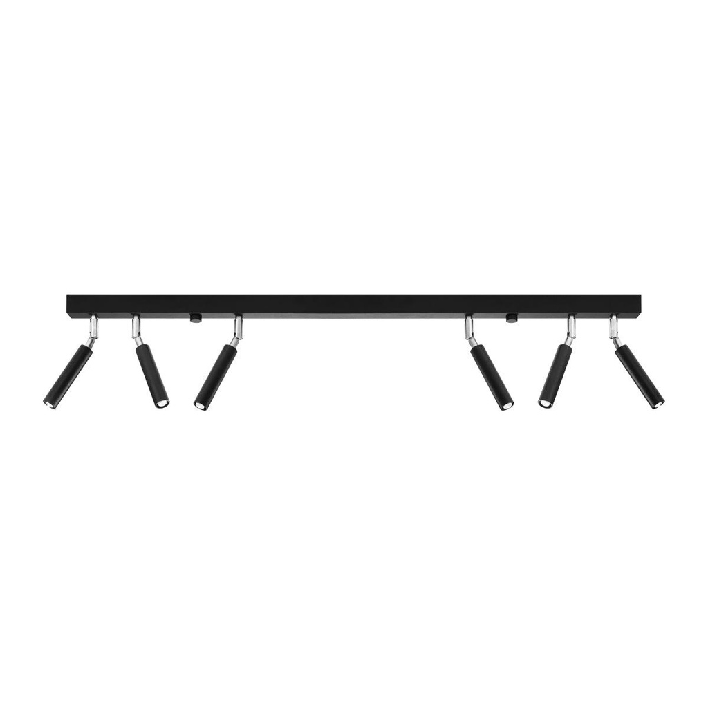 Lampada a soffitto EYETECH 6 nero