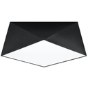 Lampada da soffitto HEXA 35 nero