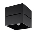 Lampada a soffitto LOBO nero