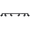 Lampada a soffitto MERIDA 6L nero