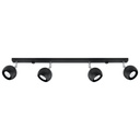 Lampada a soffitto OCULARE 4L nero