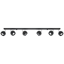 Lampada a soffitto OCULARE 6L nero