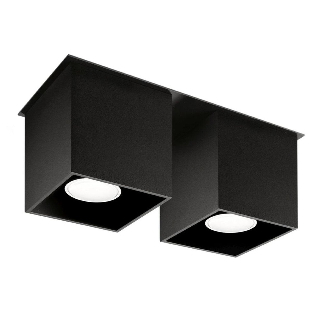 QUAD 2 ceiling light black