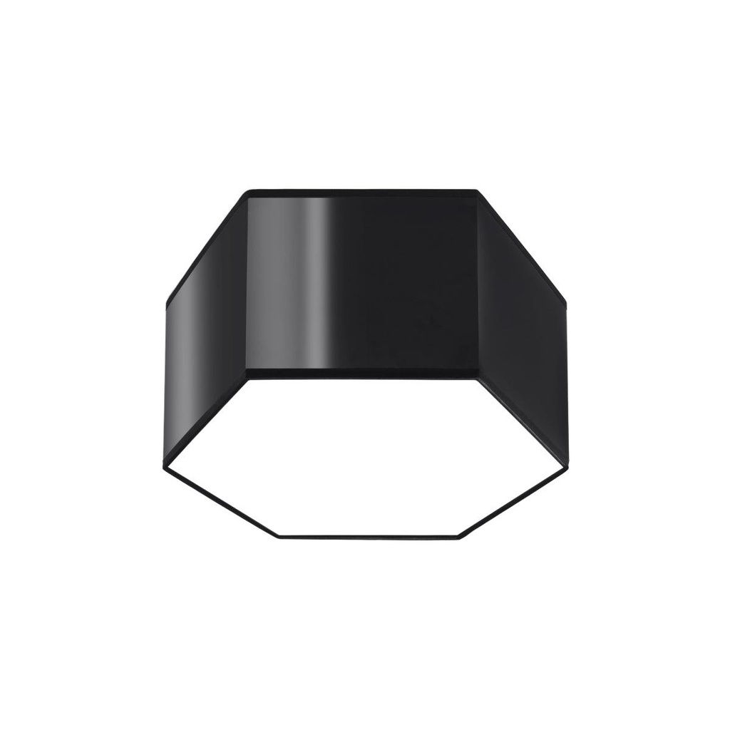 SUNDE 15 Lampada da soffitto nera