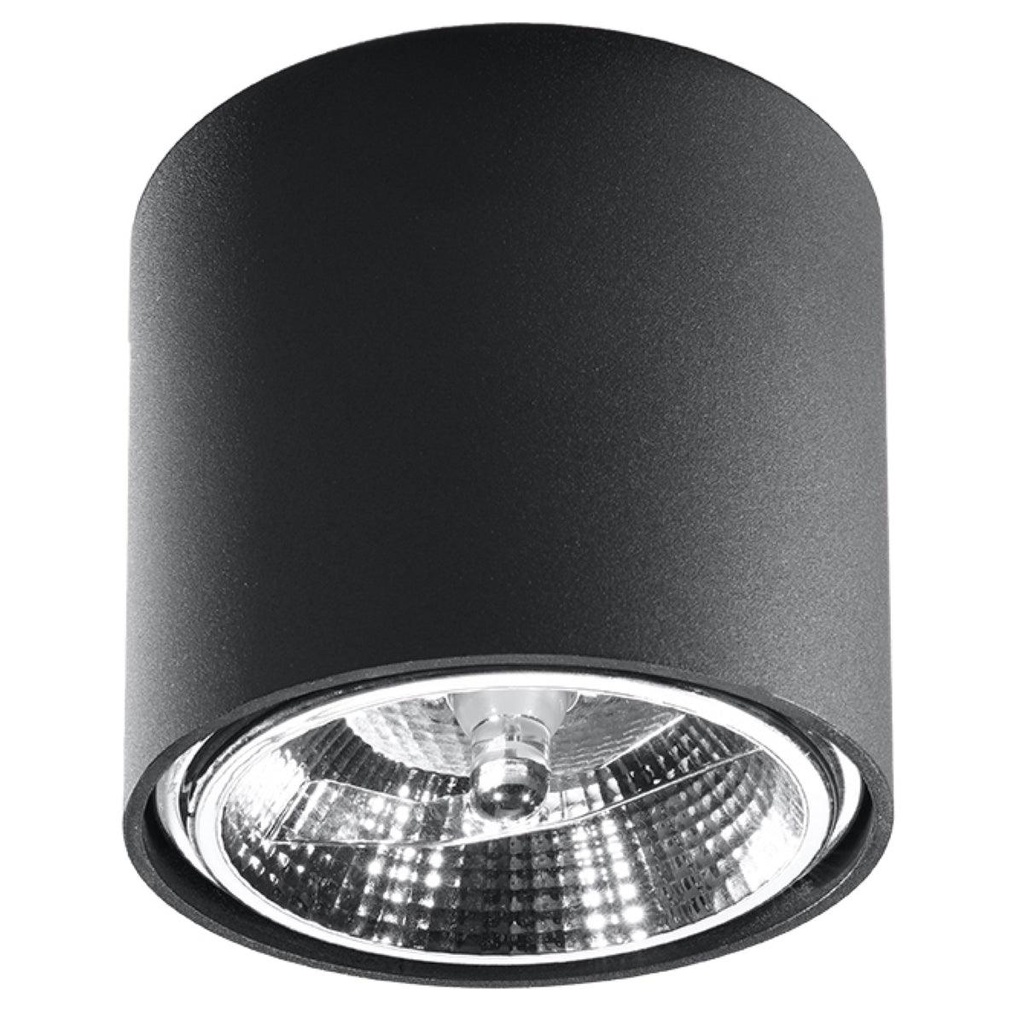 [SL.0697] Lampada a soffitto TIUBE nero