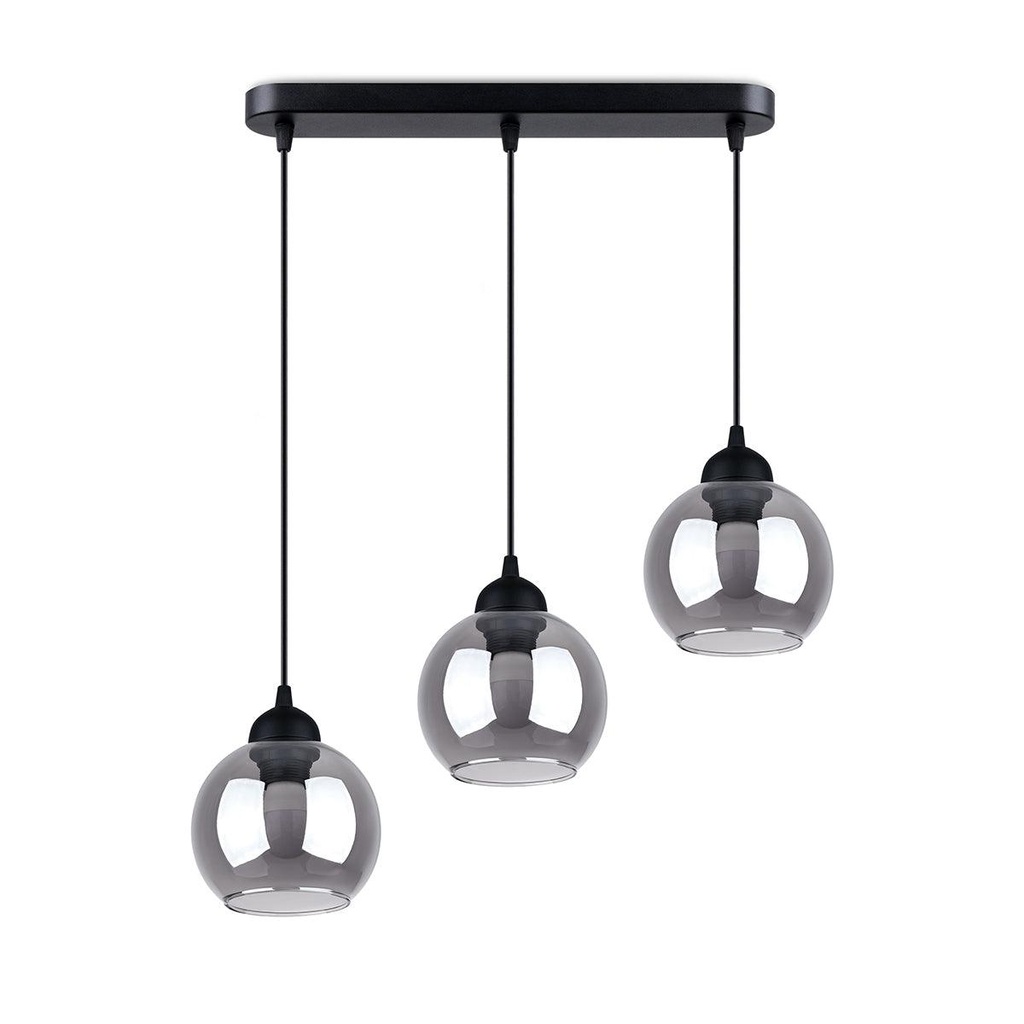 [SL.1142] ALINO 3 Lampada a sospensione nera