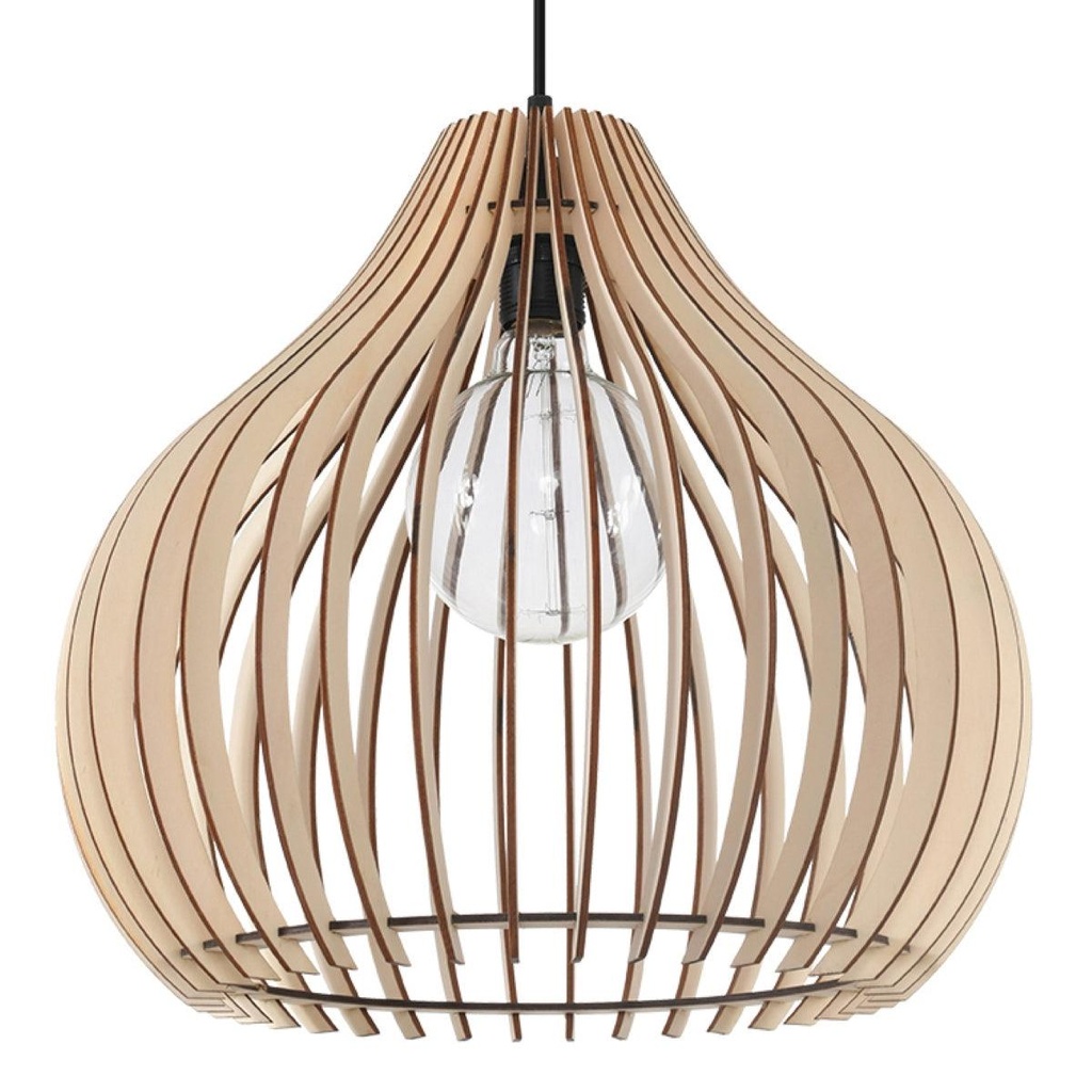 Lampada a sospensione APRILLA in legno