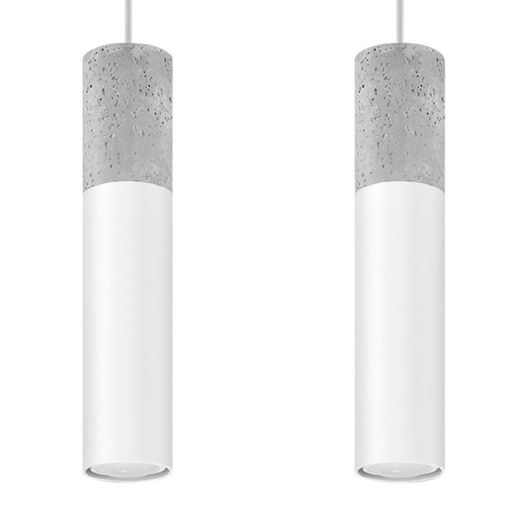 BORGIO 2 pendant lamp white