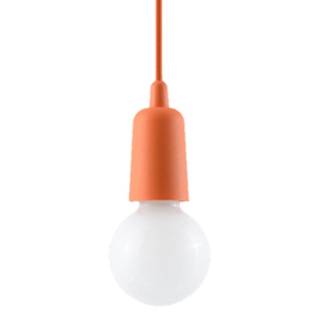 Lampada a sospensione DIEGO 1 arancione