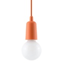 Lampada a sospensione DIEGO 1 arancione