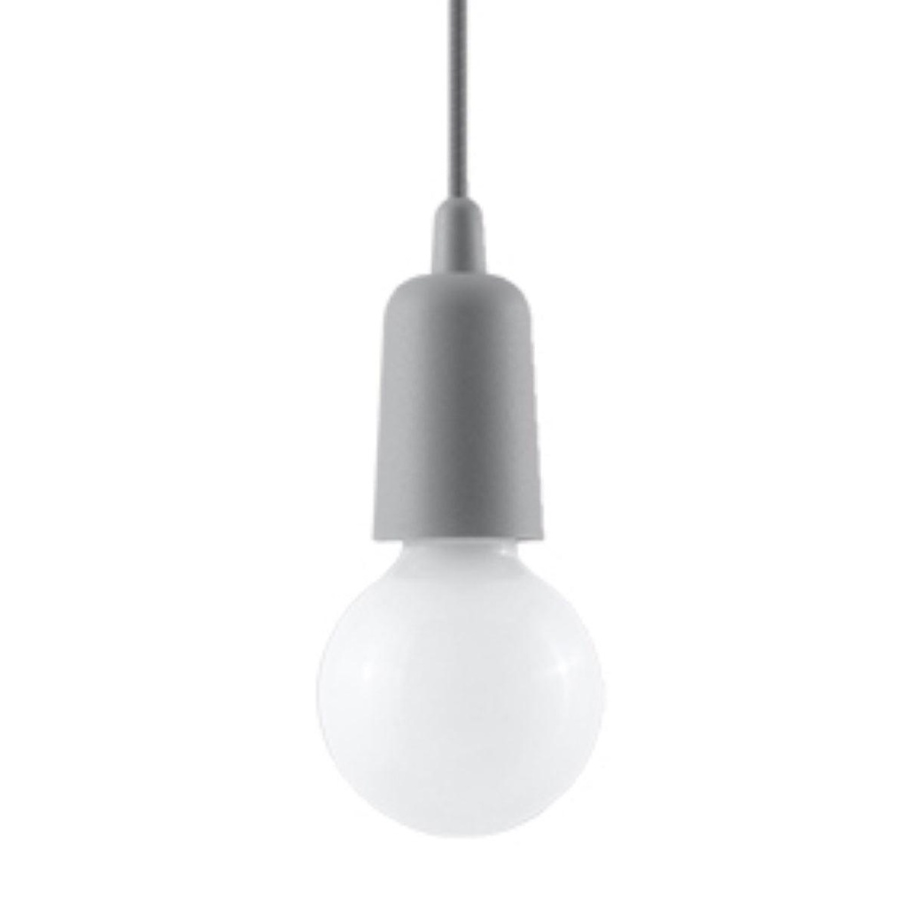 Lampada a sospensione DIEGO 1 grigio