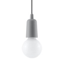 Lampada a sospensione DIEGO 1 grigio