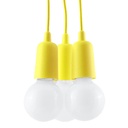 DIEGO 3 pendant lamp yellow