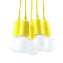 DIEGO 5 pendant lamp yellow